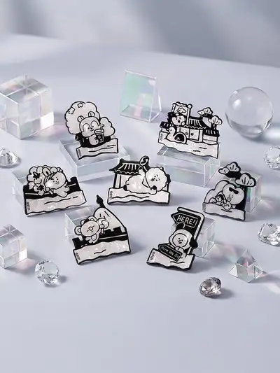 BT21 Hologram Puzzle Magnet Blind Box