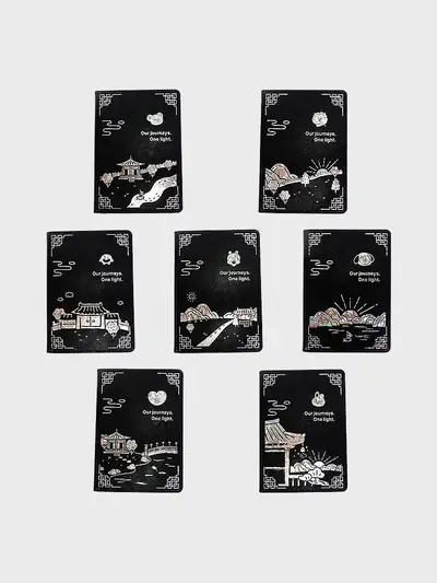 BT21 Hologram Passport Case