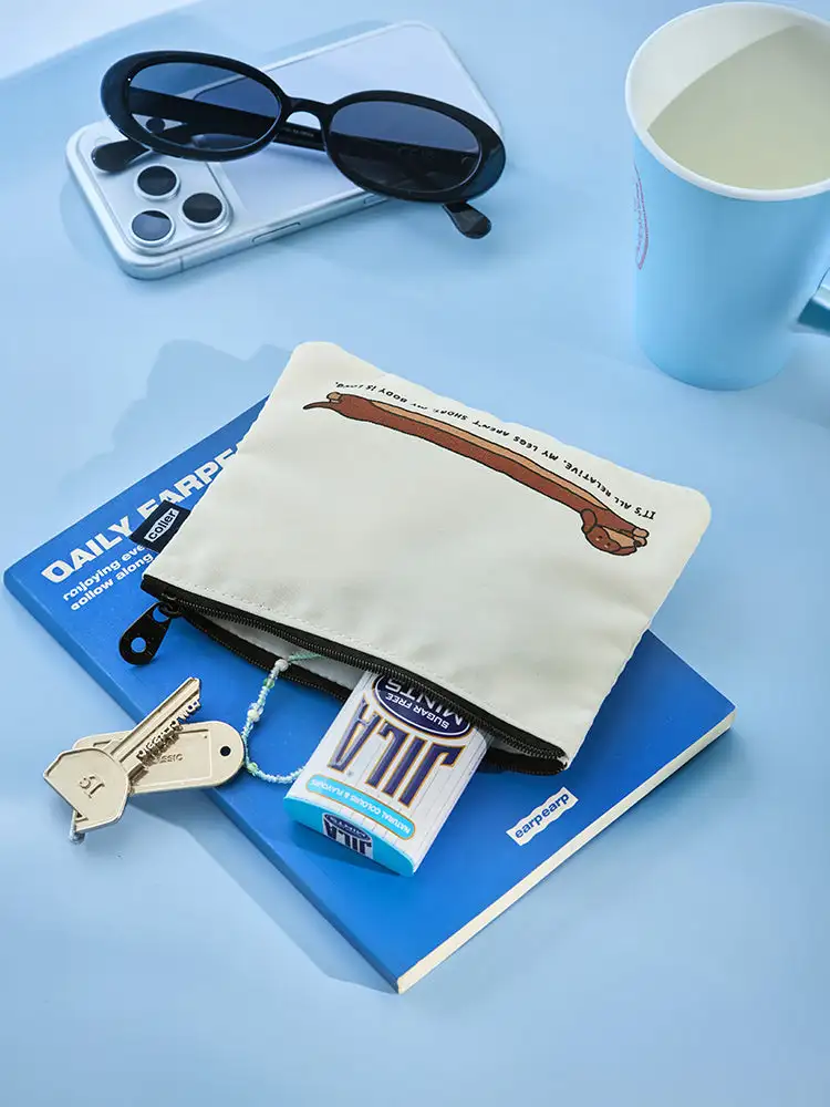 Joguman x Colle Woody Together Flat Pouch (S) — 1