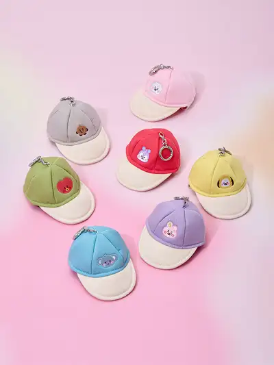 BT21 BABY JELLY SHOP Ball Cap Keyring