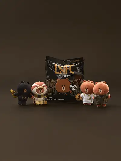 LAFC | LINE FRIENDS Brown Random Mini Figure Keyring