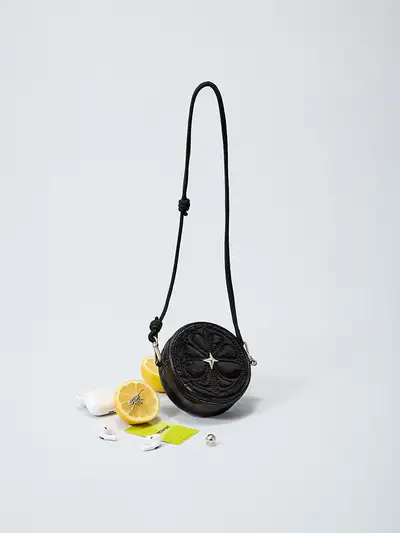 [coller aespa edition] LEMONADE Keyring Bag Onyx Black