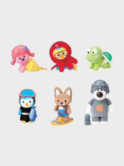 Random Square Pororo and Friends Surprise Bag Ocean Friends Edition (Random 6 Types)
