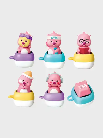 Random Square Zanmang Loopy Clicker Keyring (Random 6 Types)
