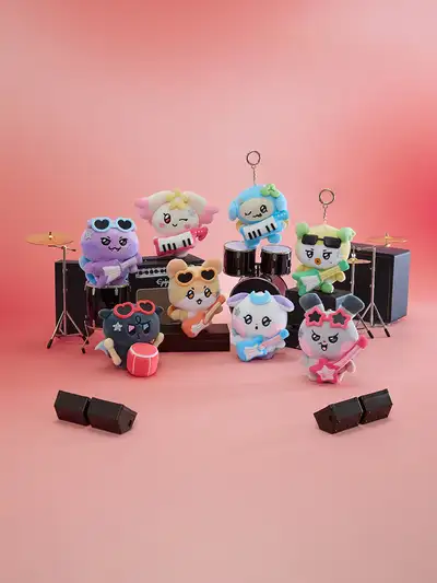 Mightiez Rock The Stage Rock Star Plush Keyring