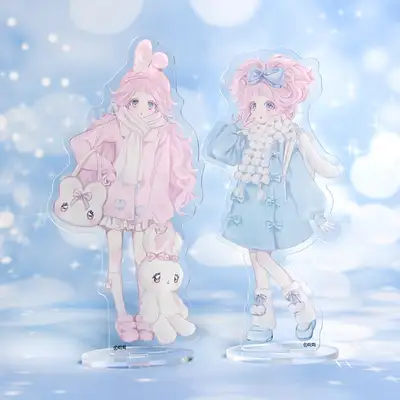[Miffy_riri] Pastel Bunny LD Acrylic Stand 2 Types / Illustration Goods