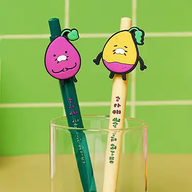 春谷薯 春谷薯与剥皮薯中性笔2支套装_春谷薯