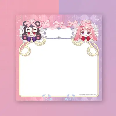 [Anyway, Roofan is Right] Anyway Roofan Tteok Memo Pad 95x95mm 1 Type / Webtoon Memo Pad