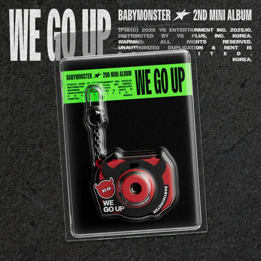 ベビーモンスター (BABYMONSTER) - 2nd MINI ALBUM [WE GO UP] MINI BEAM KEYRING Ver.