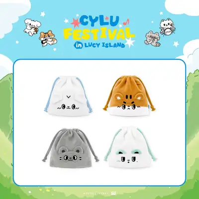 LUCY - CHARACTER POP-UP [CYLU FESTIVAL in LUCY ISLAND] MD 02. CYLU STRING POUCH