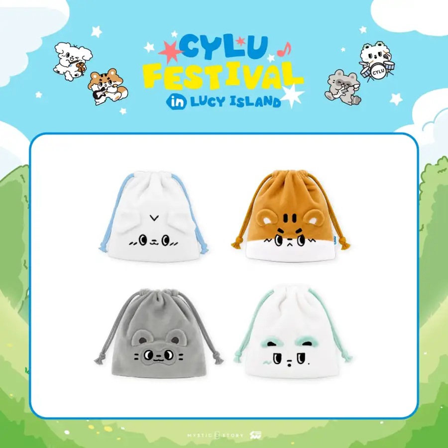 LUCY - CHARACTER POP-UP [CYLU FESTIVAL in LUCY ISLAND] MD 02. CYLU STRING POUCH