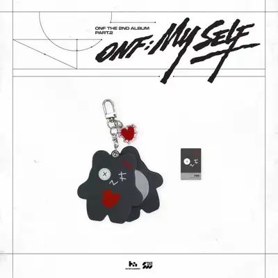 ONF - POP-UP STORE [ONF; MY SELF] MD 09. FOG ACRYLIC MIRROR KEYRING