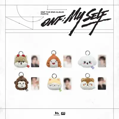 ONF - POP-UP STORE [ONF; MY SELF] MD 10. Onkkomiz Face Keyring