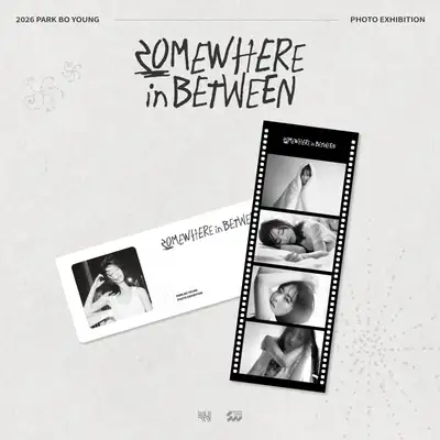 Park Bo Young - PHOTO EXHIBITION [SOMEWHERE in BETWEEN] MD 02. Film Book Marker & 4 Cut Sticker Set