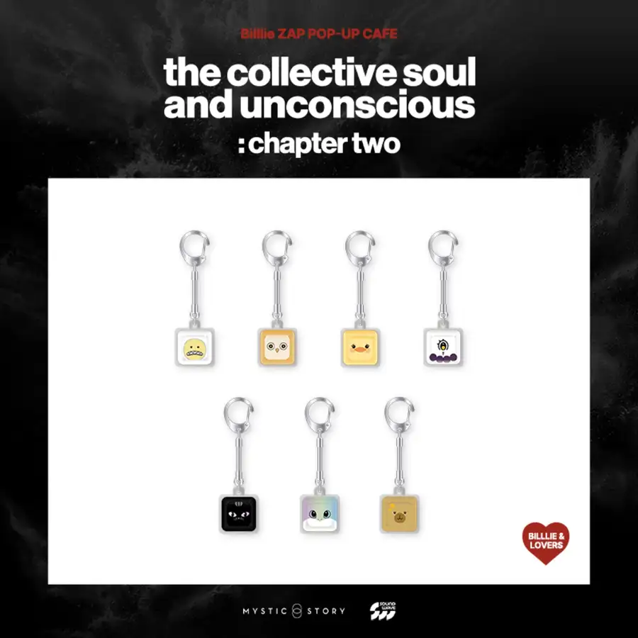 Billlie - POP-UP CAFE [the collective soul and unconscious: chapter two] MD 04. Billlie & Lovers 键帽钥匙扣
