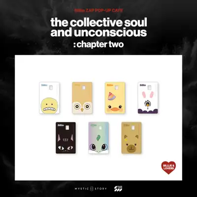 Billlie - POP-UP CAFE [the collective soul and unconscious: chapter two] MD 06. Billlie & Lovers 卡片套貼紙（CARD COVER STICKER）