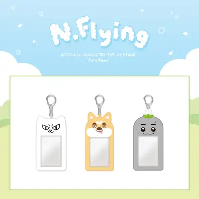 N.Flying - CHARACTER POP-UP STORE [Into Bloom] MD 02. 照片卡夹钥匙扣