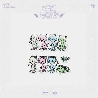 QWER - 4TH MINI ALBUM POP-UP [CEREMONY] MD 09. 可移除贴纸套装