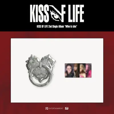 KISS OF LIFE 2nd Single Album [Who is She] POP-UP MD 02. Heart Ring Holder