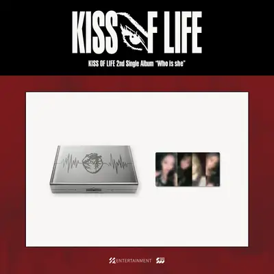 KISS OF LIFE 2nd Single Album [Who is she] POP-UP MD 03. Heart Tin Case