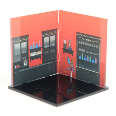Webtoon Shop Background Diorama - Demon Mart 1 Type / Acrylic Goods / Diorama Background Stand / Webtoon Goods