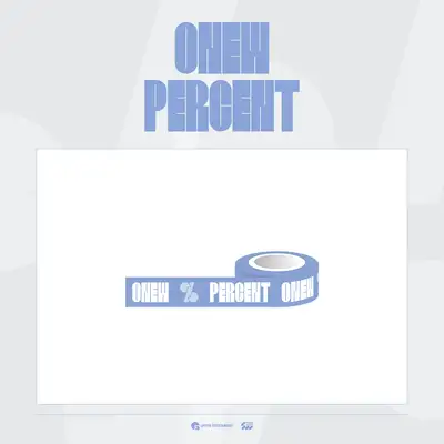 *Resale* Onew POP-UP [%PERCENT] in Taiwan - MD 04. Masking Tape
