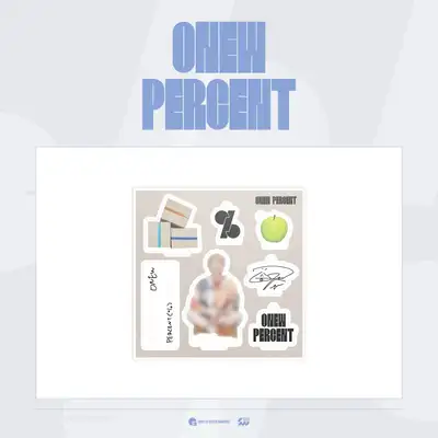 *Resale* ONEW POP-UP STORE [PERCENT] MD 04. Acrylic Kit