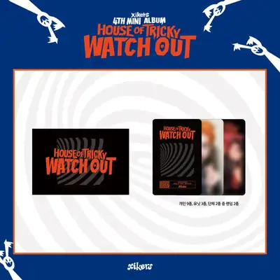xikers POP-UP STORE [HOUSE OF TRICKY : WATCH OUT] MD 05. Random Trading Card : ver.2