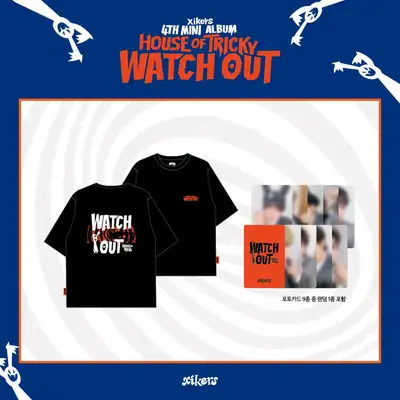 xikers POP-UP STORE [HOUSE OF TRICKY : WATCH OUT] MD 07. WATCH OUT T-Shirt