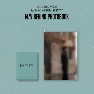 Cha Eun-woo Mini 1st Album [ENTITY] M/V Behind Photobook Official MD Fabric Poster
