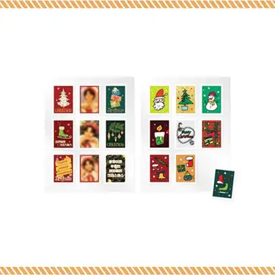 ジョン・ドンウォン(JEONG DONG WON) [2nd 聖誕総動員] Official MD - クリスマスシールステッカー CHRISTMAS SEAL STICKER
