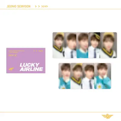 郑世允(JEONG SEWOON) [LUCKY AIRLINE GATE 4] 粉丝见面会周边 - 照片卡套装 PHOTOCARD SET