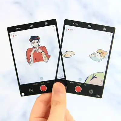 [Our Cafe Boss is Strange] Boss Acrylic Photo Frame 2 Types / Webtoon Goods / Selfie Mode
