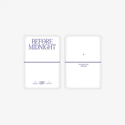 2PM Lee Junho [BEFORE MIDNIGHT] OFFICIAL MD - Random Photo Binder Book