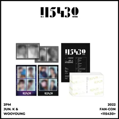 2PM JUN. K & WOOYOUNG 2022 FAN-CON [115430] OFFICIAL GOODS PHOTO SET
