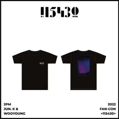 2PM JUN. K & WOOYOUNG 2022 FAN-CON [115430] OFFICIAL GOODS T-SHIRT