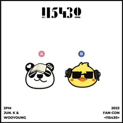2PM JUN. K & WOOYOUNG 2022 FAN-CON [115430] OFFICIAL GOODS SMART TOK