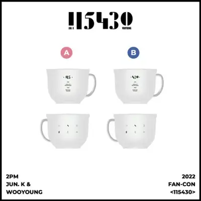 2PM JUN. K & WOOYOUNG 2022 FAN-CON [115430] OFFICIAL GOODS CEREAL CUP