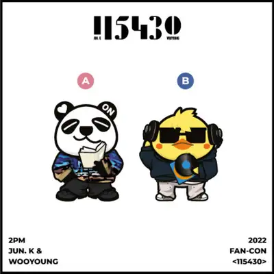 2PM JUN. K & WOOYOUNG 2022 FAN-CON [115430] OFFICIAL GOODS FIGURE