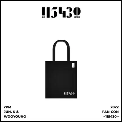 2PM JUN. K & WOOYOUNG 2022 FAN-CON [115430] OFFICIAL GOODS ECO BAG