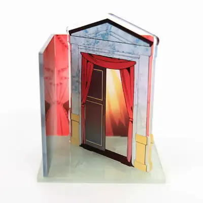 Webtoon Shop Background Diorama - Stage Type 1 / Acrylic Goods / Background Charm