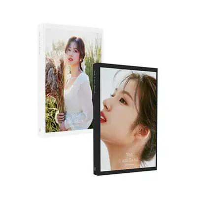 Sana - Photobook [Yes, I am Sana.] 1st Photobook - Black Ver. (B)