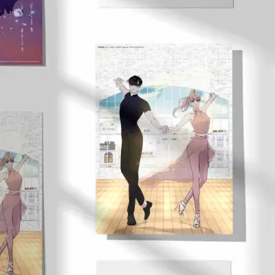 [Together Dance] 'Dance With Me.' Webtoon Poster Set of 4 (A3) / Kakao Webtoon