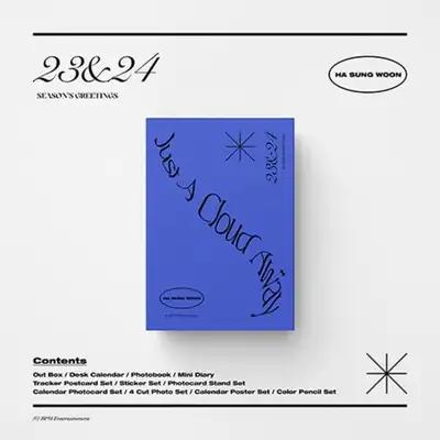HA SUNG WOON - 23&24 SEASON'S GREETINGS [JUST A CLOUD AWAY]
