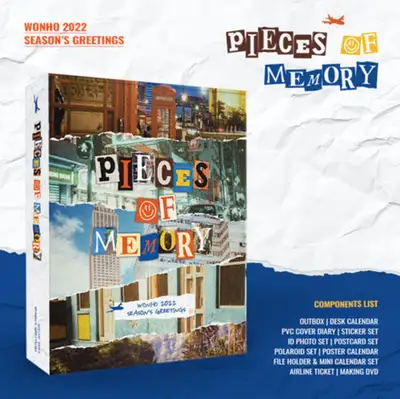 [No Returns or Exchanges] Won Ho - 2022 SEASON'S GREETINGS [PIECES OF MEMORY]