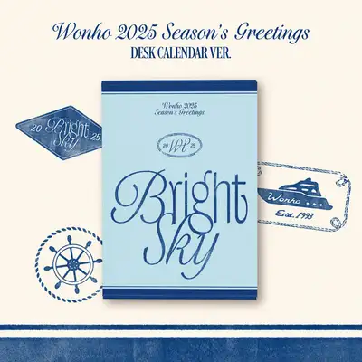 WONHO - 2025 Season's Greetings [Bright Sky] (DESK CALENDAR VER.)