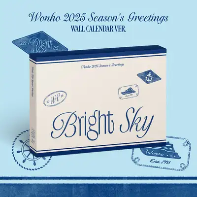 WONHO - 2025 Season's Greetings [Bright Sky] (WALL CALENDAR VER.)
