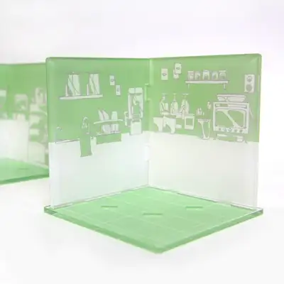 [Webtoon Shop Background Diorama] Cafe_ROOM Charm 2 Types / Acrylic Goods / Background Charm