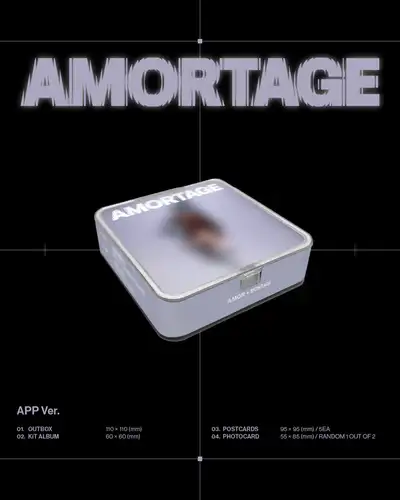JISOO - Mini Album [AMORTAGE] (APP Ver.)