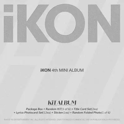 アイコン(iKON) - iKON 4thミニアルバム[FLASH BACK](KiT ALBUM ver.)[6種中1種ランダム]